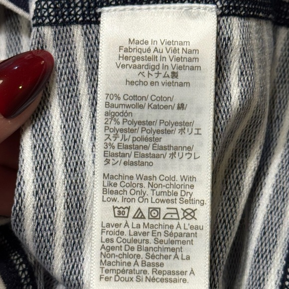 Crewcuts Gray and White Striped Quarter zip - Picture 4 of 4